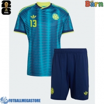 Fotballdrakt Barn Colombia Yerry Mina #13 Bortedraktsett VM 2026 Kortermet (+ Korte bukser)